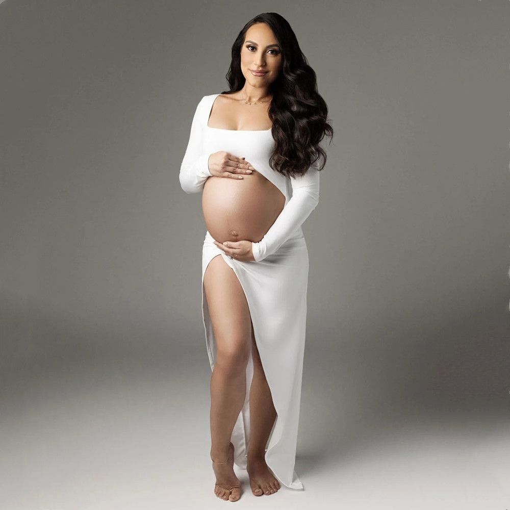 Stretchy Maternity Dress for P - Photography Club ulasan dan harga