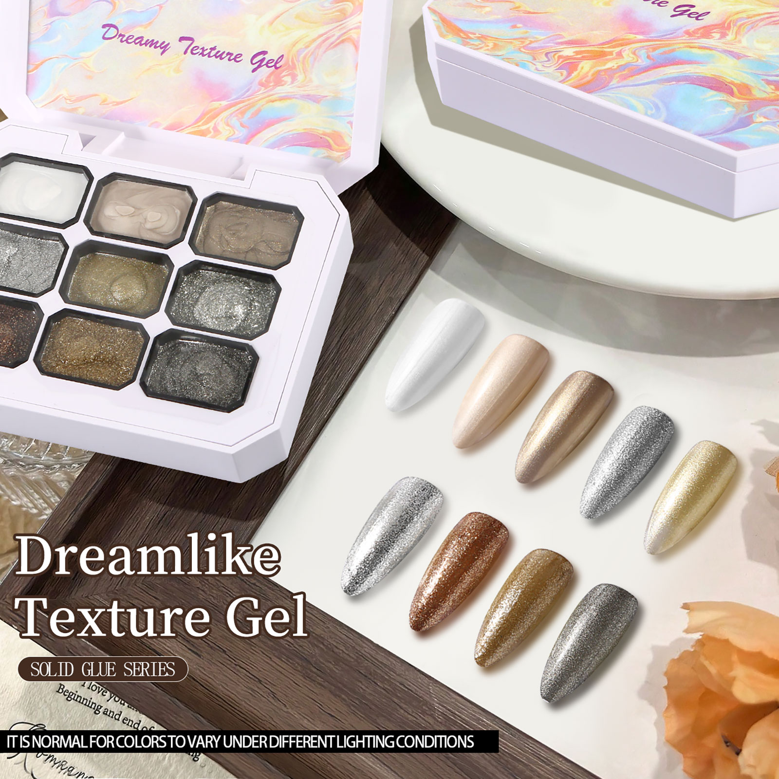 Ovanlee 9-Grid Solid Gel Nail  - Photography Design ulasan dan harga
