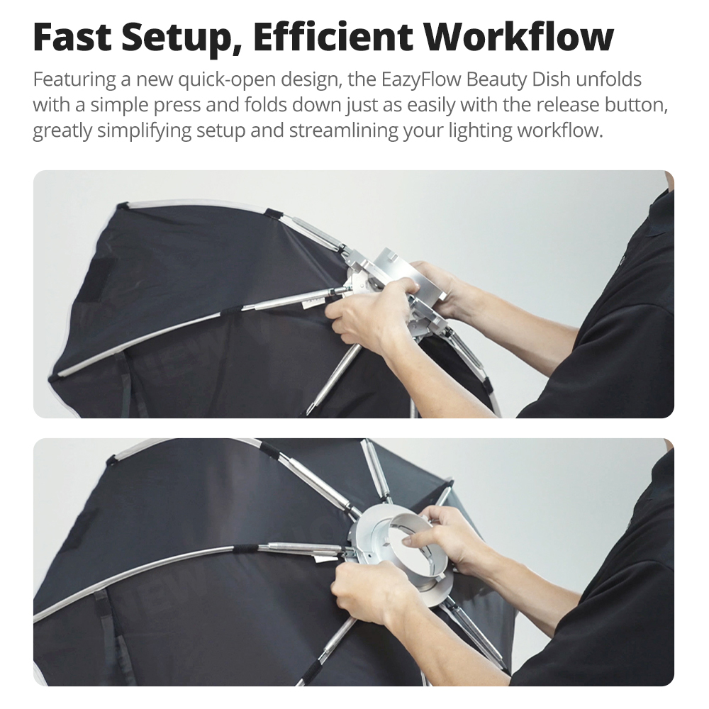 New Godox EazyFlow Beauty Dish - Photography Umbrella ulasan dan harga
